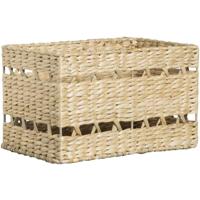 Leen Bakker - Mand Saar S - Naturel - 17x26x17 Cm - Natuurlijk Materiaal - Beige