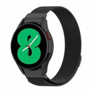 Milanese bandje (ronde connector) - Zwart - Samsung Galaxy Watch 6 - 40mm & 44mm