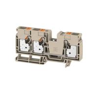 Weidmüller 2494090000 Doorgangsserieklem 12 mm Push-In-klem Beige 20 stuk(s)