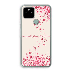 Hartjes en kusjes: Google Pixel 5 Transparant Hoesje