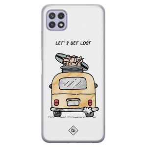 Samsung Galaxy A22 5G siliconen hoesje - Let's get lost