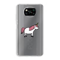 Eenhoorn: Xiaomi Poco X3 NFC Transparant Hoesje