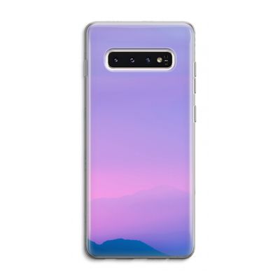 Sunset pastel: Samsung Galaxy S10 4G Transparant Hoesje
