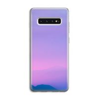 Sunset pastel: Samsung Galaxy S10 4G Transparant Hoesje
