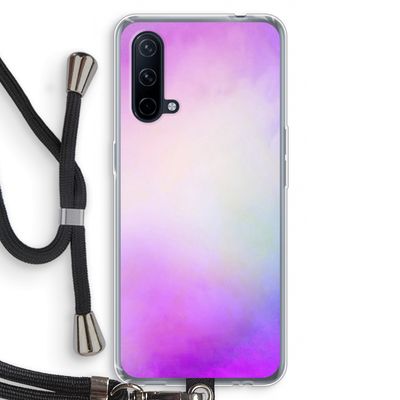 Clouds pastel: OnePlus Nord CE 5G Transparant Hoesje met koord