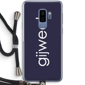 Gijweet: Samsung Galaxy S9 Plus Transparant Hoesje met koord
