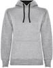 Roly RY1068 Women´s Urban Hooded Sweatshirt - Heather Grey 58/Black 02 - XL