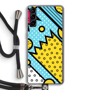Pop Art #1: Samsung Galaxy S21 Plus Transparant Hoesje met koord