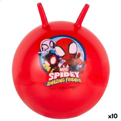 Springbal Spidey Ø 45 cm Rood (10 Stuks)