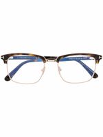 TOM FORD Eyewear lunettes de vue à monture papillon - Marron - thumbnail