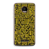 Majorelle Blue Print: Motorola Moto Z Force Transparant Hoesje