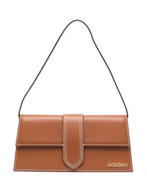 Jacquemus sac porté épaule Le Bambino Long - Marron