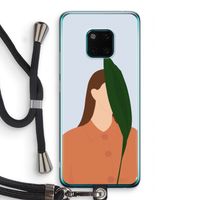 Leaf: Huawei Mate 20 Pro Transparant Hoesje met koord
