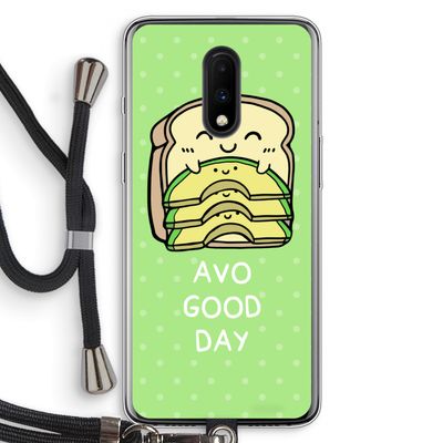 Avo Good Day: OnePlus 7 Transparant Hoesje met koord
