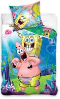 SpongeBob Dekbedovertrek Fun with Patrick 140 x 200 cm Katoen - thumbnail