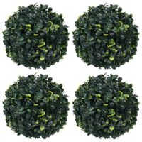 VidaXL Kunstbuxusbollen 4 st 12 cm