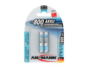 Ansmann 800 mAh - Micro / AAA / HR03 Nikkel-Metaalhydride (NiMH)