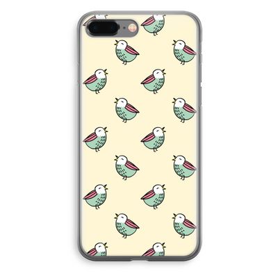 Vogeltjes: iPhone 8 Plus Transparant Hoesje