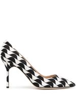 Manolo Blahnik escarpins BB 90 mm en cuir - Noir - thumbnail