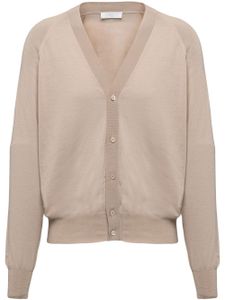 Prada cardigan à col v - Tons neutres
