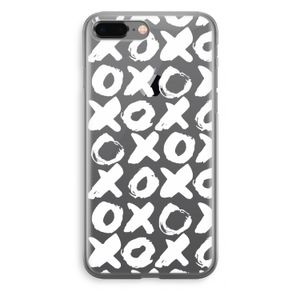 XOXO: iPhone 8 Plus Transparant Hoesje