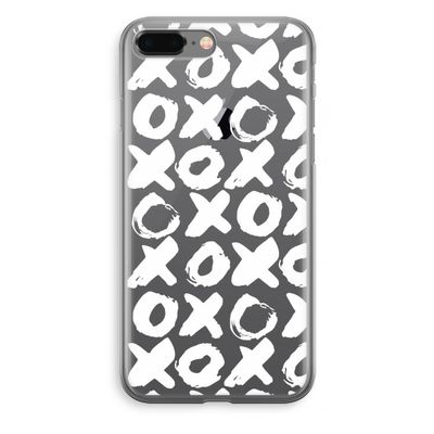XOXO: iPhone 8 Plus Transparant Hoesje