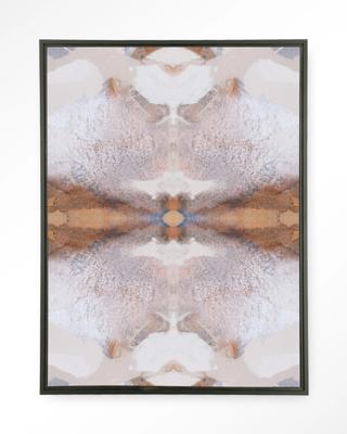 Urban Cotton Wandkleed 'Spanish Eagle' 80 x 110cm in Floating Frame - black