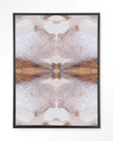 Urban Cotton Wandkleed 'Spanish Eagle' 80 x 110cm in Floating Frame - black
