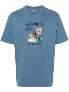 Carhartt WIP t-shirt Art Supply à logo imprimé - Bleu