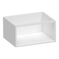 Brauer Flourish - Bijkast - 60 cm - met 1 Opbergvak - Hoogglans Wit