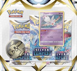 Pokemon TCG Sword & Shield Silver Tempest Booster 3-Pack - Togetic