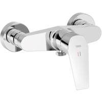 Douchekraan Tres Canigó | Opbouw | Mengkraan | 1-hendel | hoh 15 cm | Chroom