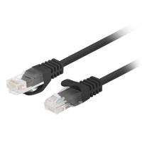 Stevige UTP-netwerkkabel categorie 6 Lanberg PCU6-20CC-0025-BK Zwart 25 cm U/UTP (UTP)