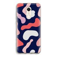 Memphis Shapes Pink: Xiaomi Redmi 5 Transparant Hoesje
