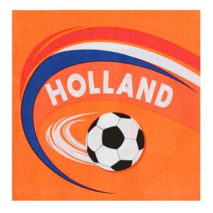 Servetten Holland Oranje Voetbal (20st)