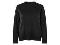 esmara Dames shirt met lange mouwen (Zwart, XS (32/34))