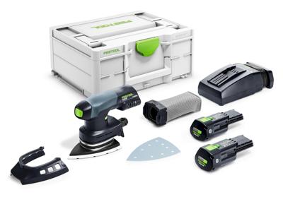 Festool DTSC 400 3,0 I-Plus Accu Deltaschuurmachine 18V 3.0Ah in Systainer - 577508