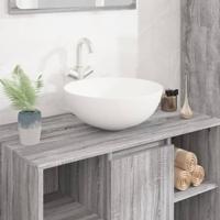 VidaXL Wasbak 36x15 cm rond keramiek wit VidaXL Wasbak 36x15 cm rond keramiek wit