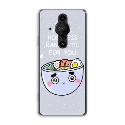 I'm A Hopeless Ramen-Tic For You: Sony Xperia Pro-I Transparant Hoesje