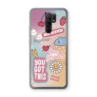 Positivity: Xiaomi Redmi 9 Transparant Hoesje