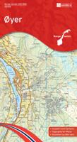 Wandelkaart - Topografische kaart 10058 Norge Serien Øyer | Nordeca