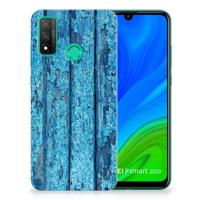 Huawei P Smart 2020 | Bumper Hoesje | Wood Blue