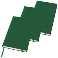 JournalBooks notitieboekje gelinieerd A5 hardcover - 3x - thumbnail