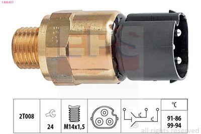 Temperatuurschakelaar, radiateurventilator 1850617