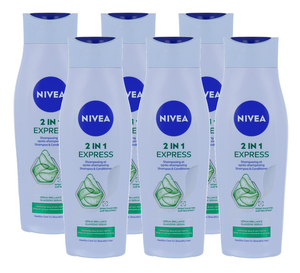 Nivea 2in1 Care Express Voordeelverpakking 6x250ml
