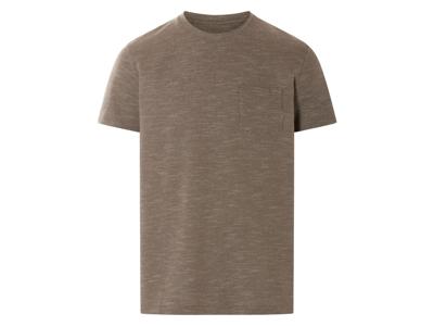 LIVERGY Heren T-shirt (Bruin, XL)