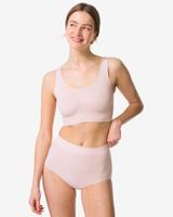 HEMA Dames tailleslip naadloos micro lichtroze (lichtroze)
