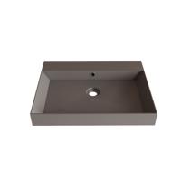 Wastafel Gliss Design Lako 60 cm Zonder Kraangat Mat Leigrijs Gliss Design