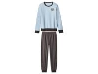esmara Fleece kinder pyjama (Blauw/donkergrijs, 146/152)