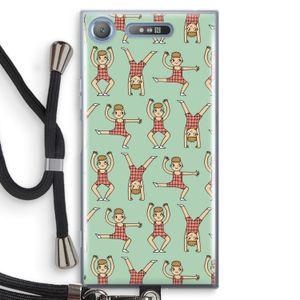 Gymboys: Sony Xperia XZ1 Transparant Hoesje met koord